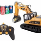 Big Daddy RC Timber Grabber Excavator | Die-Cast | 680° Rotation | Lights & Sound | Ages 6+