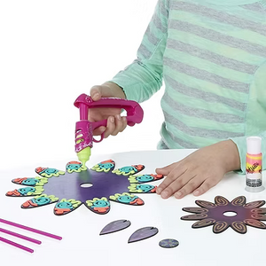 Kit de création d'horloge personnalisée Play-Doh Vinci à faire soi-même