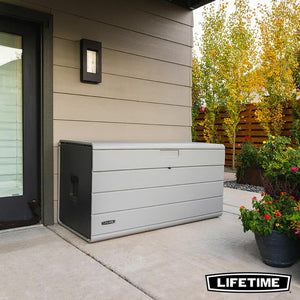 Lifetime 984 Litre (260 Gallon) Deck Box with Divider - Model 60482