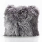 Bowron Single Sided Sheepskin Cushion, 35 X 35Cm in 7 Colours