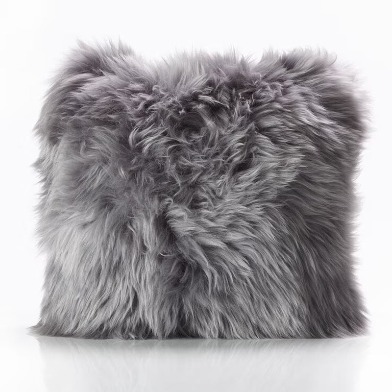 Bowron Single Sided Sheepskin Cushion, 35 X 35Cm in 7 Colours