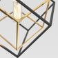Artika Imperium 1-Pendant Light Fixture in Black & Gold