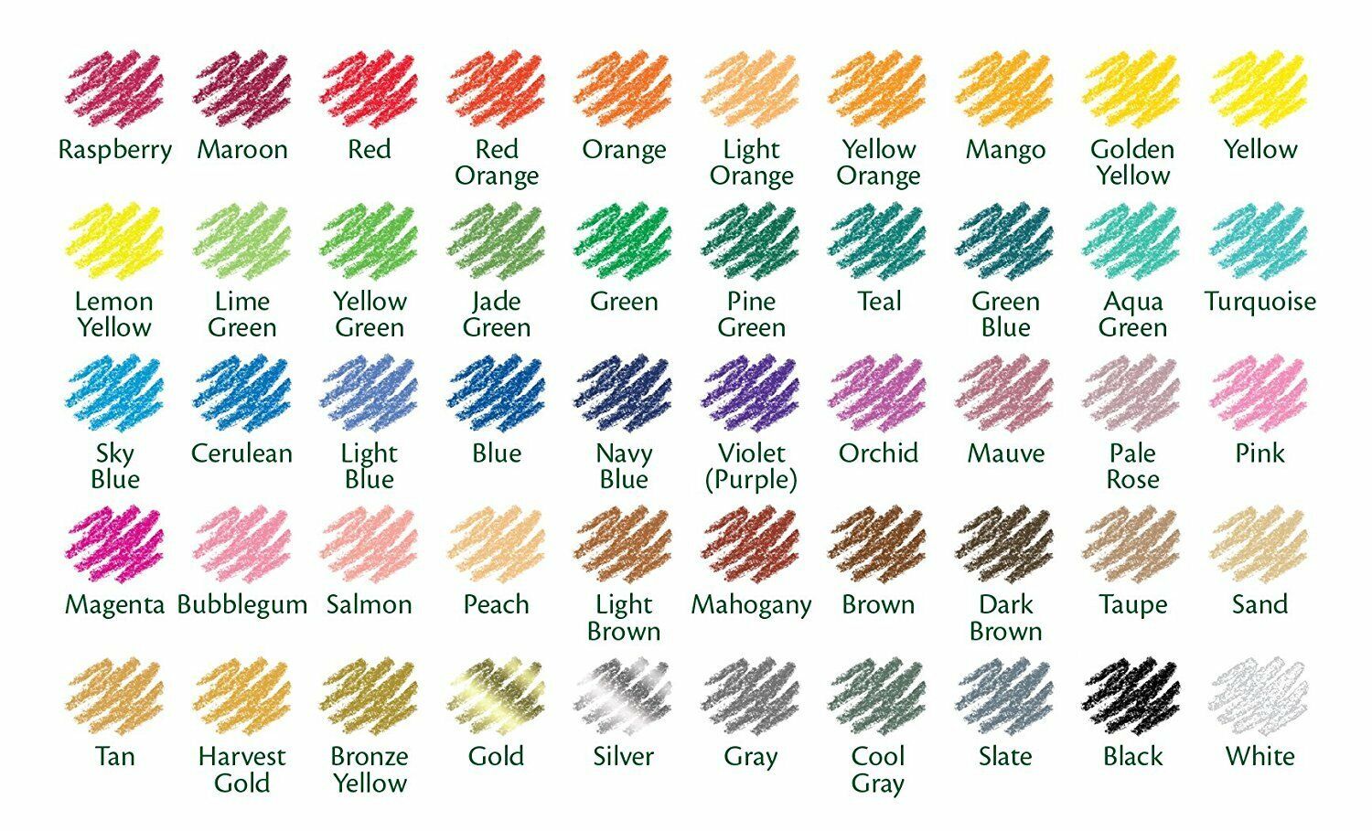 Crayola Colored Pencils Art Tools 50 Count image 2