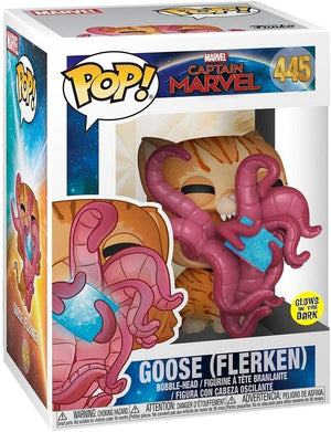 FUNKO POP Captain MARVEL Goose Flerken Glow In the Dark #445 image 0