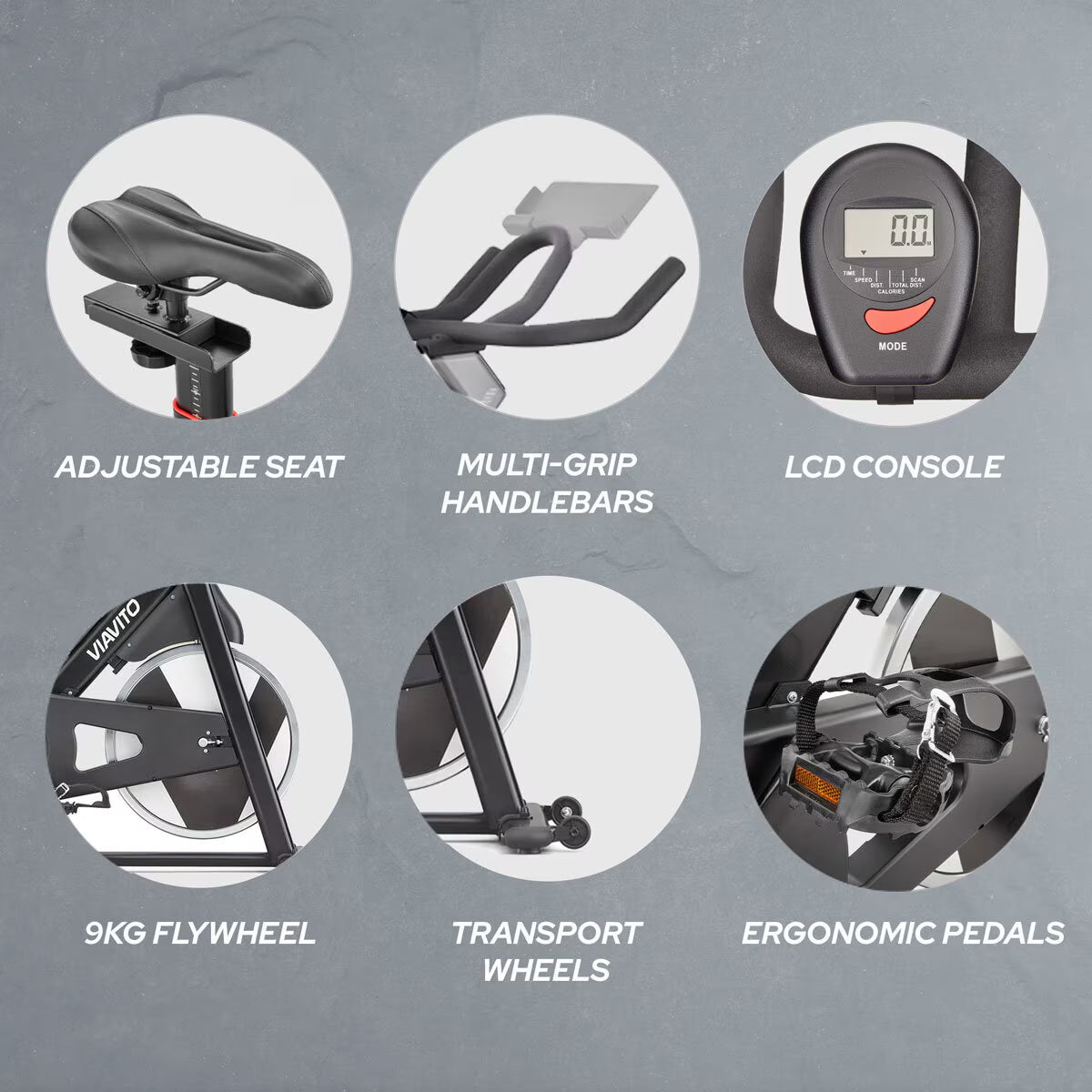 Viavito Veloria Indoor Exercise Bike image 7