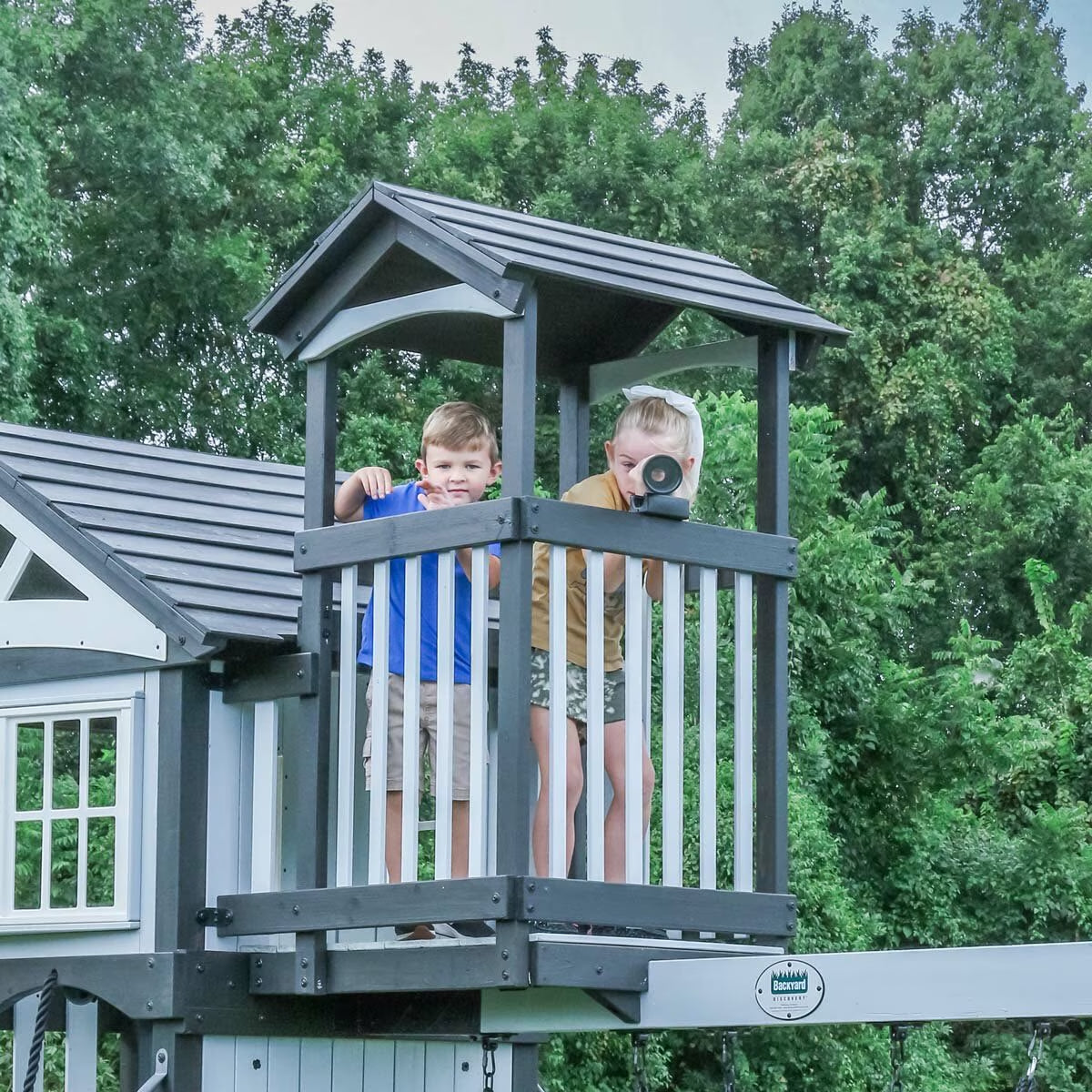 Backyard Discovery Whispering Point Playcentre and Swing Set (3-10 Years)
