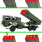 Camion de transport de missiles militaires, jouet de combat de missiles à longue portée de l'armée