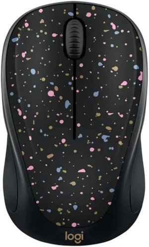 Logitech Mouse Stunning Speckle Design Collection Plug & Play Wireless image 0