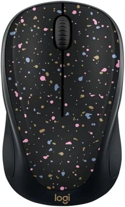 Logitech Mouse Stunning Speckle Design Collection Plug & Play Wireless image 0
