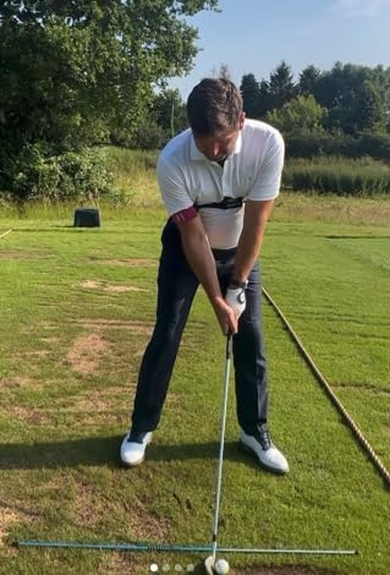TRS Slider – Golf Swing Training Aid Inspired by Robert Rock. Improve Swing Path, Ball Striking, and Consistency with Instant Feedback Training