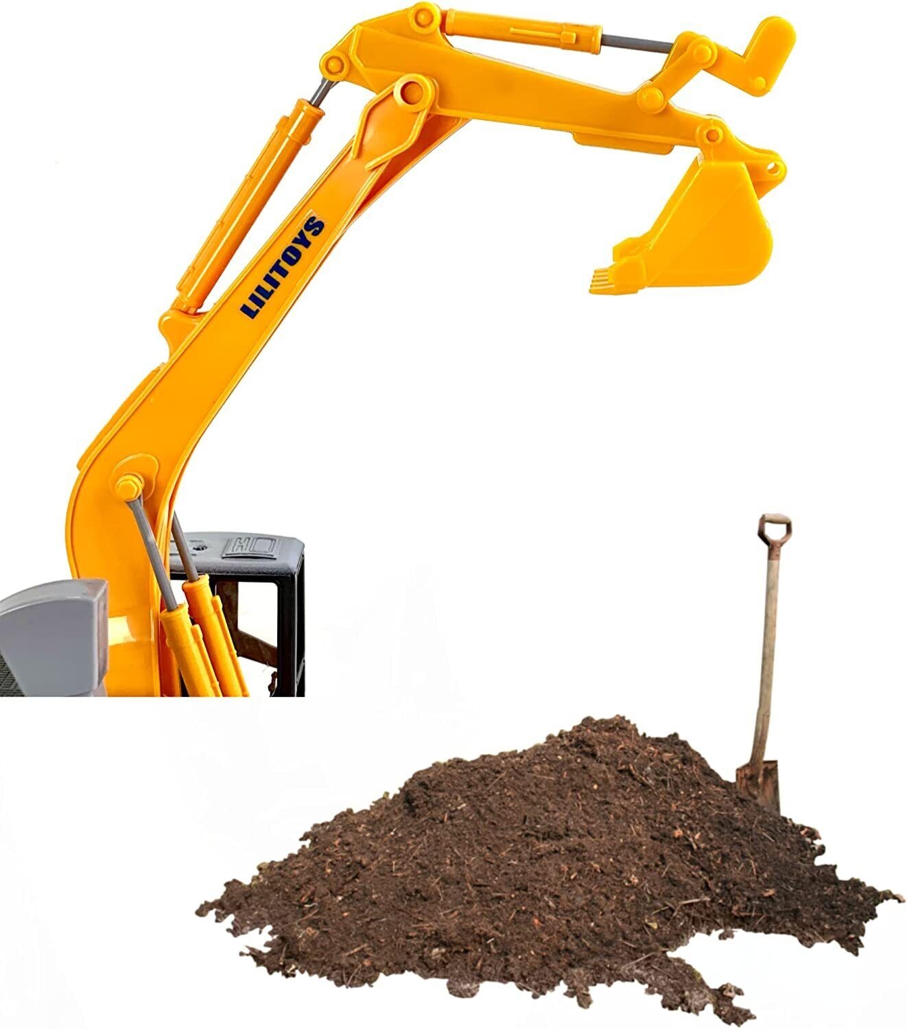 Big Daddy Tractor Excavator with Flatbed image 7