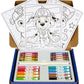 PAW Patrol Art Kit (60+Pcs), Art Set for Kids, PAW Patrol Toys & Gifts, PAW Patrol Coloring Set, Gift for Boys & Girls, Ages 4+