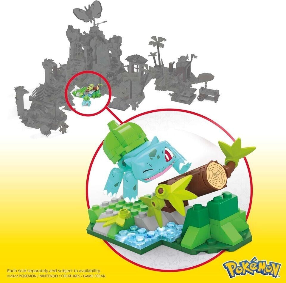 MEGA Pokemon Building Toy Kit, Bulbasaur's Forest Fun image 4