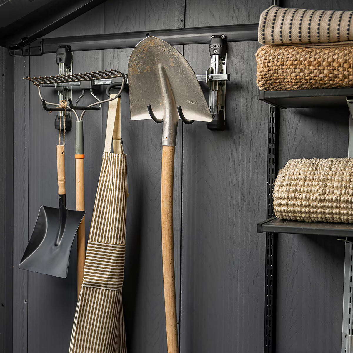Keter 74Cm Multi-Purpose Tool Hanger Accessory for Keter Sheds