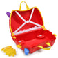 Trunki Peppa Pig Party Bus Ride on Hardside Case (3-6 ans)