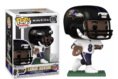 Funko Pop! NFL: Baltimore Ravens - Lamar Jackson (Away Uniform) image 0