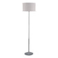 Delta Polished Chrome Floor Lamp with Ivory Shade image 4