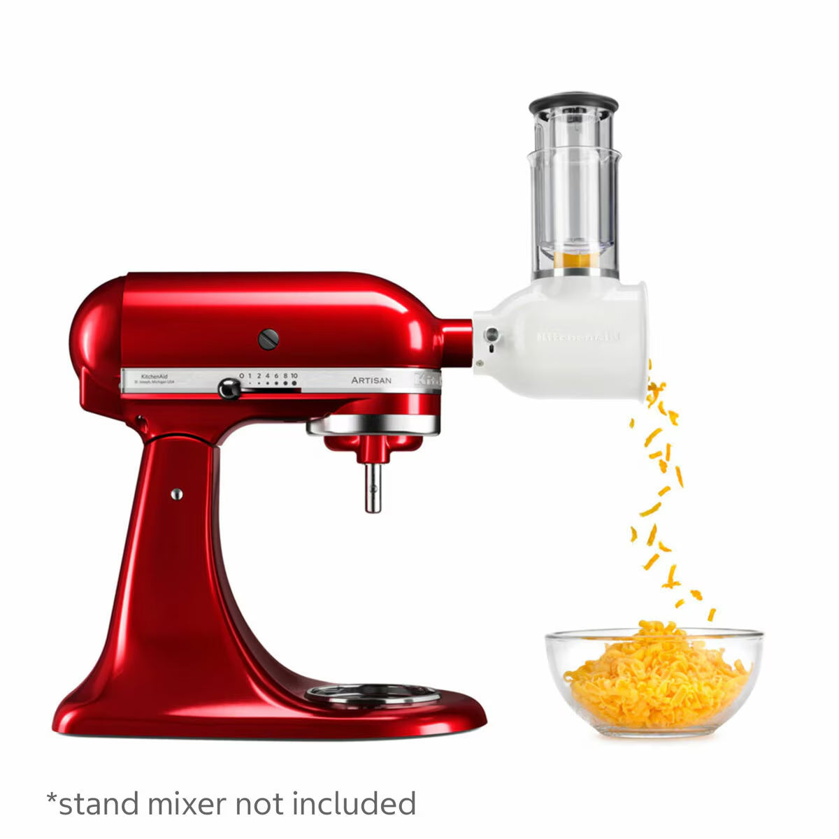 Kitchenaid 5KSMVSA Vegetable Slicer & Shredder in Silver