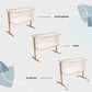 Tutti Bambini Zizee Breathable Rocking Crib, Walnut & Ecru