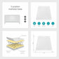 Tutti Bambini Tivoli 4-Piece Nursery Set | Cot Bed, Sprung Mattress, Chest Changer & Wardrobe | White