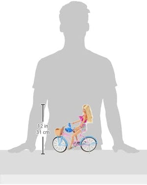 Barbie Doll & Bike Set with Accessories