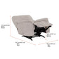 True Innovations Hayden Beige Fabric Manual Recliner Chair