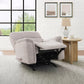 True Innovations Hayden Beige Fabric Manual Recliner Chair