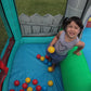 Château gonflable Happy Hop Happy House, piscine à balles et toboggan (3 ans et plus)