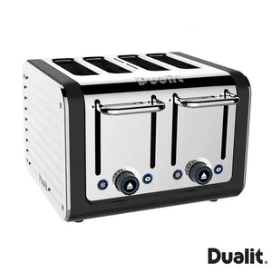 Dualit Architect Kettle & 4-Slot Toaster Set | 1.5L | 2300W | Perfect Toast Technology | Matt Black