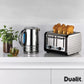 Dualit Architect Kettle & 4-Slot Toaster Set | 1.5L | 2300W | Perfect Toast Technology | Matt Black