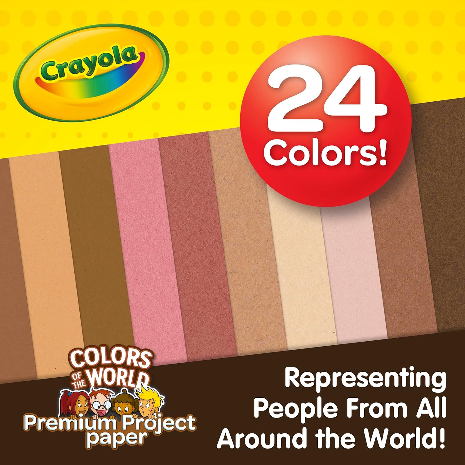 Crayola Colors of The World Construction Paper Premium Project image 2