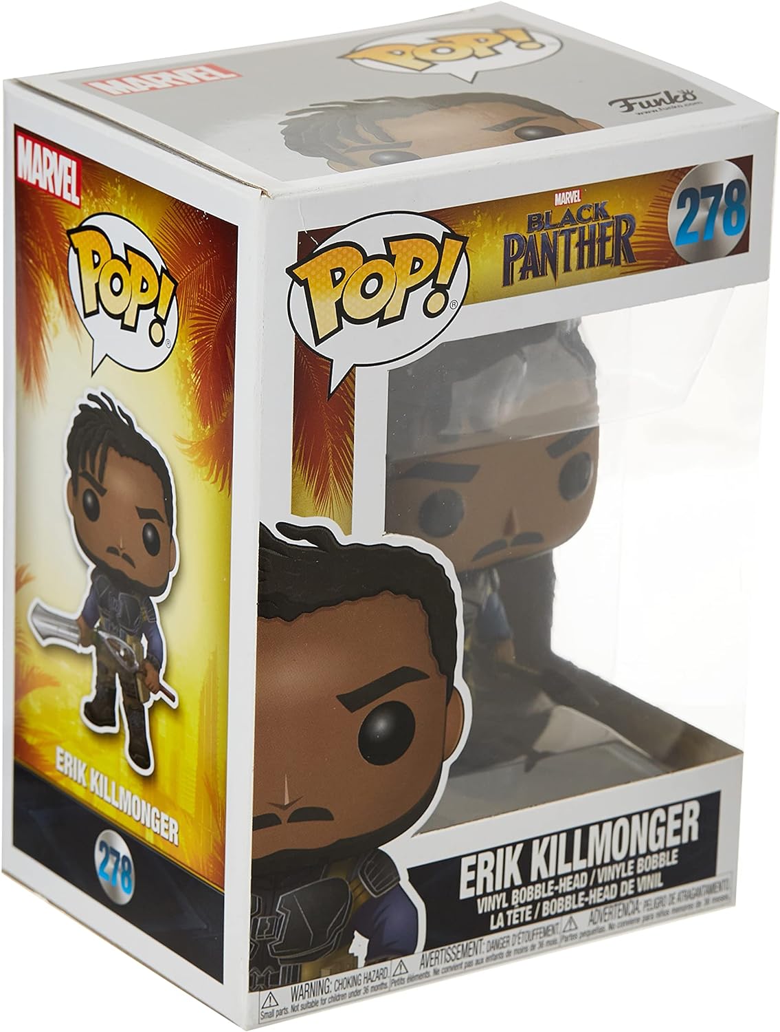 Funko Pop! Marvel Black Panther Erik Killmonger #278 image 4