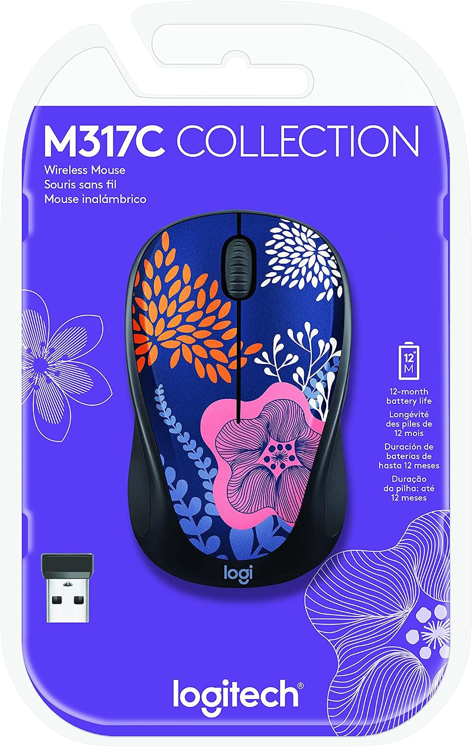Mouse (M317) - Forest Floral