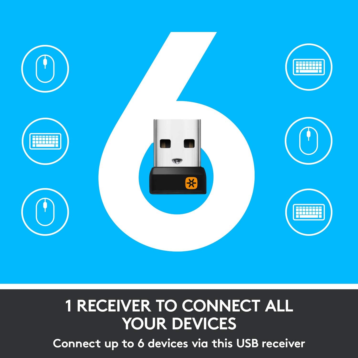 Logitech M325 Wireless Optical Mouse - Silver image 2