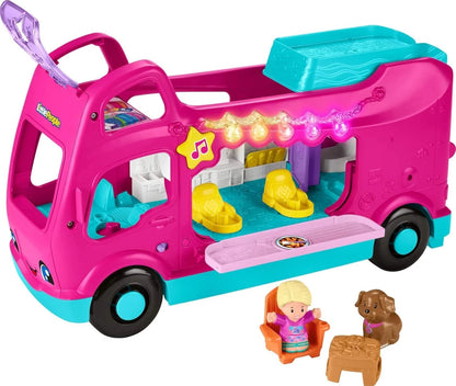 Little People Barbie Dreamcamper RV Playset with Music & Lights image 0