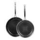 MasterPro CERATECH 2-Piece Ceramic Frying Pan Set | Tri-Ply | PFAS-Free | Induction Ready | Oven Safe