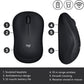 Logitech M185 Wireless Mouse USB Black image 3