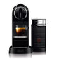 Machine à café à capsules Nespresso by De'Longhi Citiz et mousseur à lait Aeroccino, noir