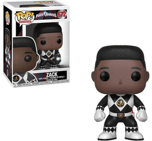 Funko POP! Black Power Ranger Zack (No Helmet) #672 image 0