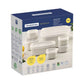 Tramontina Food Storage Set, 7 Piece - Cream or Green
