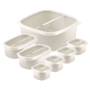 Tramontina Food Storage Set, 7 Piece - Cream or Green
