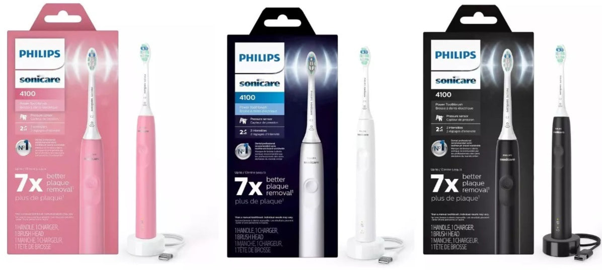 Philips Sonicare 4100 Power Rechargeable Electric Toothbrush Pressure Sensor image 0