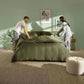Panda Signature+ Bamboo Lyocell 320 Thread Count Green Bedding Set,