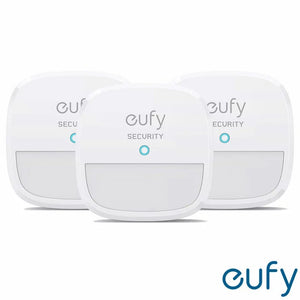 Eufy Security Motion Sensor 3-Pack | 100° Coverage | Up to 9m Range | Adjustable Sensitivity | App Alerts