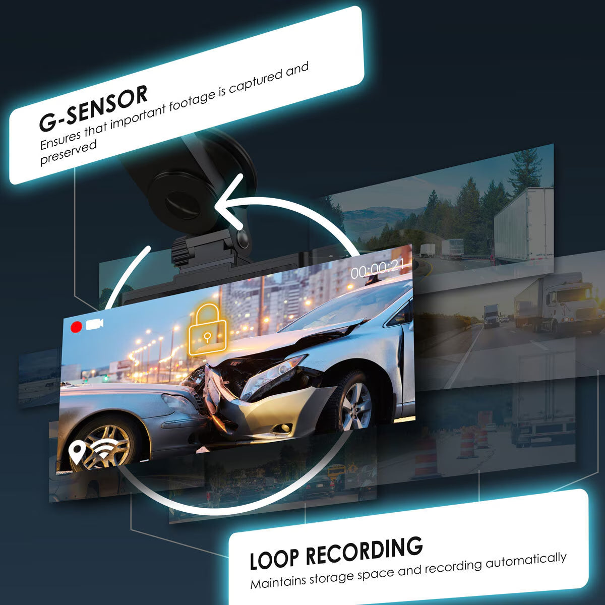 Rexing R316-2 Channel 4K Dash Cam image 3