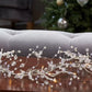 9ft LED Metallic Sphere Bead Garland | 100 Warm White LEDs | End-to-End | Indoor | 274cm