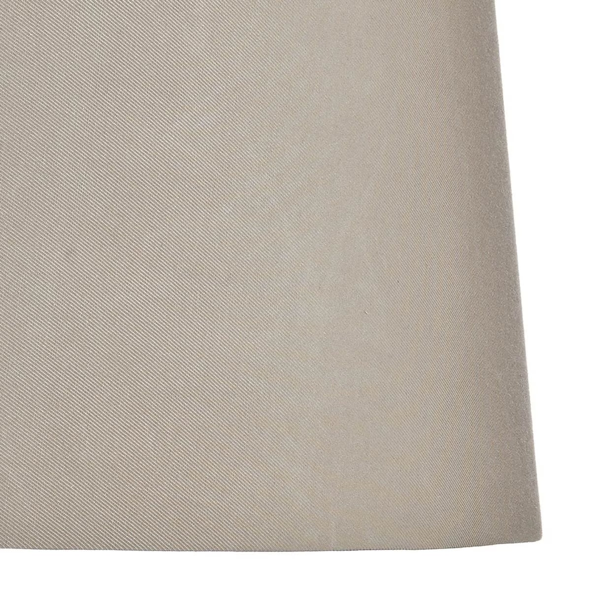Sonia Brass & Silver Dual Table Lamp with Taupe Shade image 5