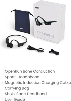 SHOKZ OpenRun SE Bone Conduction Headphones – Waterproof, 8‑Hour Battery image 0