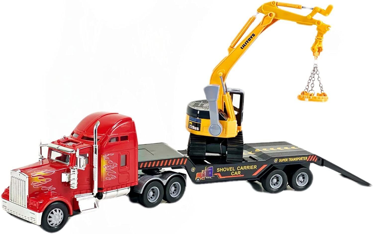 Big Daddy Tractor Excavator with Flatbed image 0