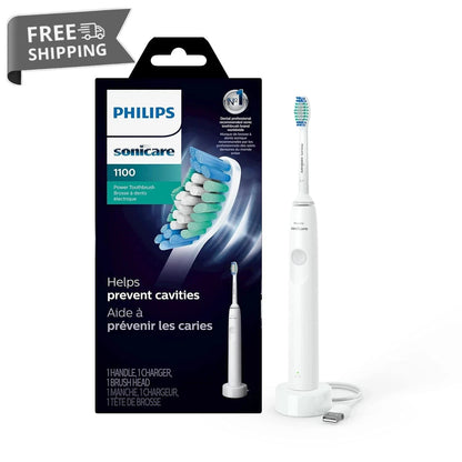 PHILIPS Sonicare 1100 Power Toothbrush, Rechargeable Electric Toothbrush - White image 0